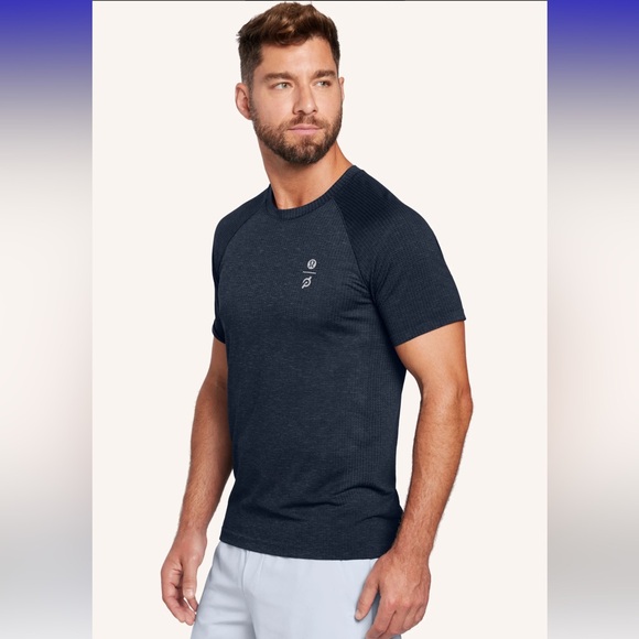 LULULEMON X PELOTON Men’s Metal Vent Tech Short Sleeve 2.5 - Picture 2 of 7